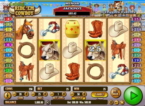 Ride Em Cowboy Slot Grátis
